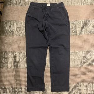 Blue girlfriend chinos GAP